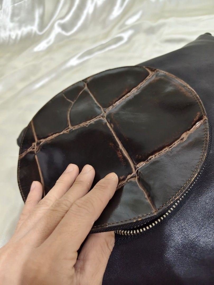 GENUINE LEATHER CROCO BAG 15/15" (Category: Cross-body Bags) located in Gamu. Submitted by 2022bagsbunny (Listing ID 1469403777, Image 2). Description: .