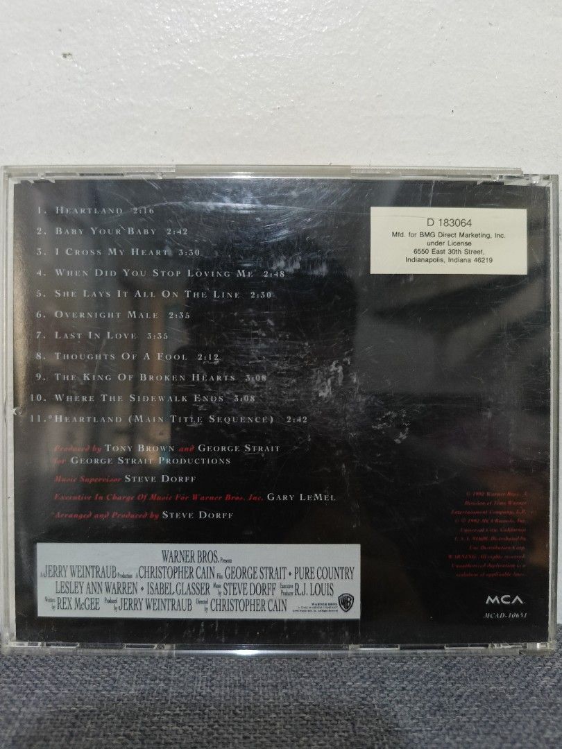 George Strait - Pure Country (Category: CDs & DVDs) located in Cavite. Submitted by bodega_ni_kiks11 (Listing ID 1469407291, Image 2). Description: .