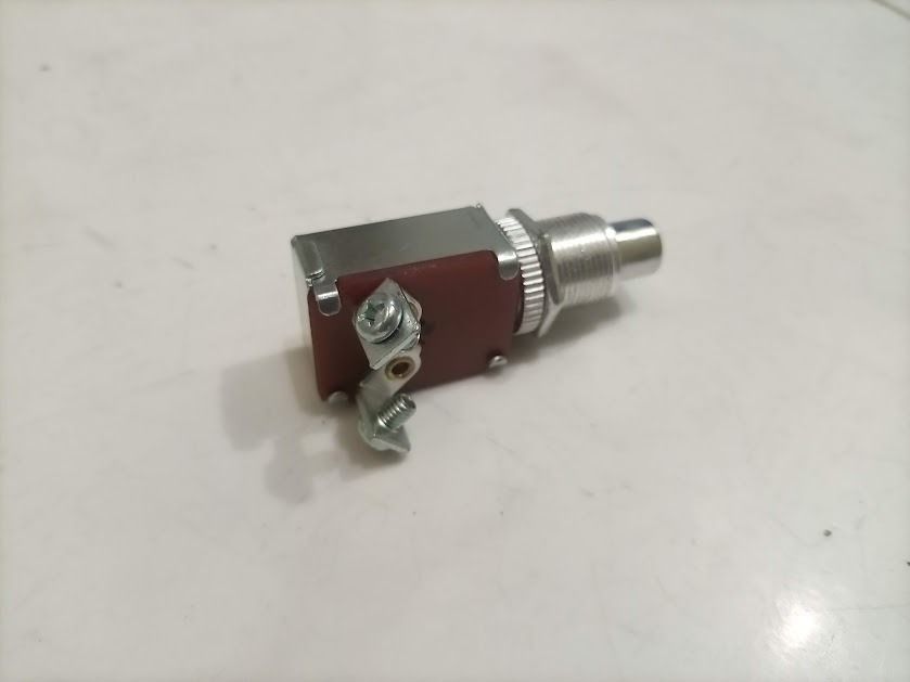Getway Metal Push Button Switch momentary electrical switch (Category: Coats, Jackets and Outerwear) located in Quezon City. Submitted by susmaryosep1 (Listing ID 1469484537, Image 3). Description: - Brand: Getway push button switch - Material: Solid metal housing with threaded mounting collar - Connections: Convenient screw terminals on the back - Build: Heavy-duty and durable construction - Applications: Ideal for DIY electronics, custom contro