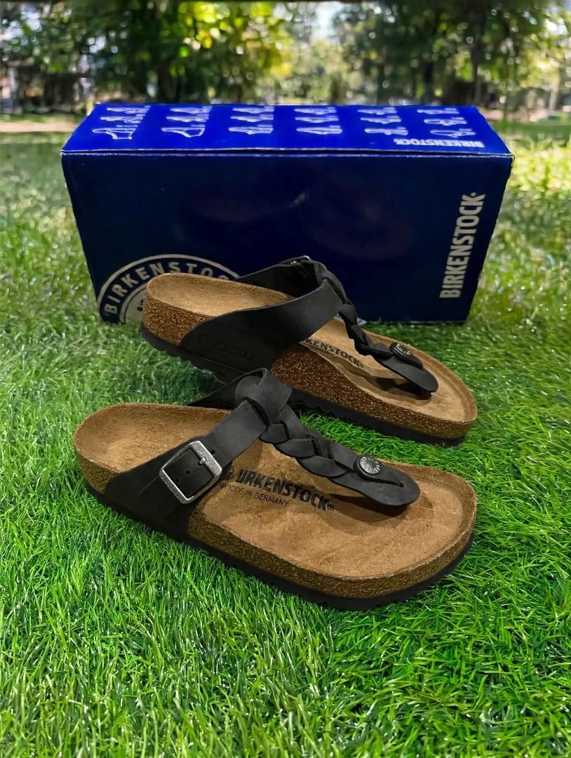 Gizeh Braid Oiled Leather (Category: Slippers and slides) located in Rizal. Submitted by hiraya16 (Listing ID 1469406517, Image 2). Description: Onhand ready to ship Size 35/36/37/38/39 Other Available sizes? DM. ✉️.