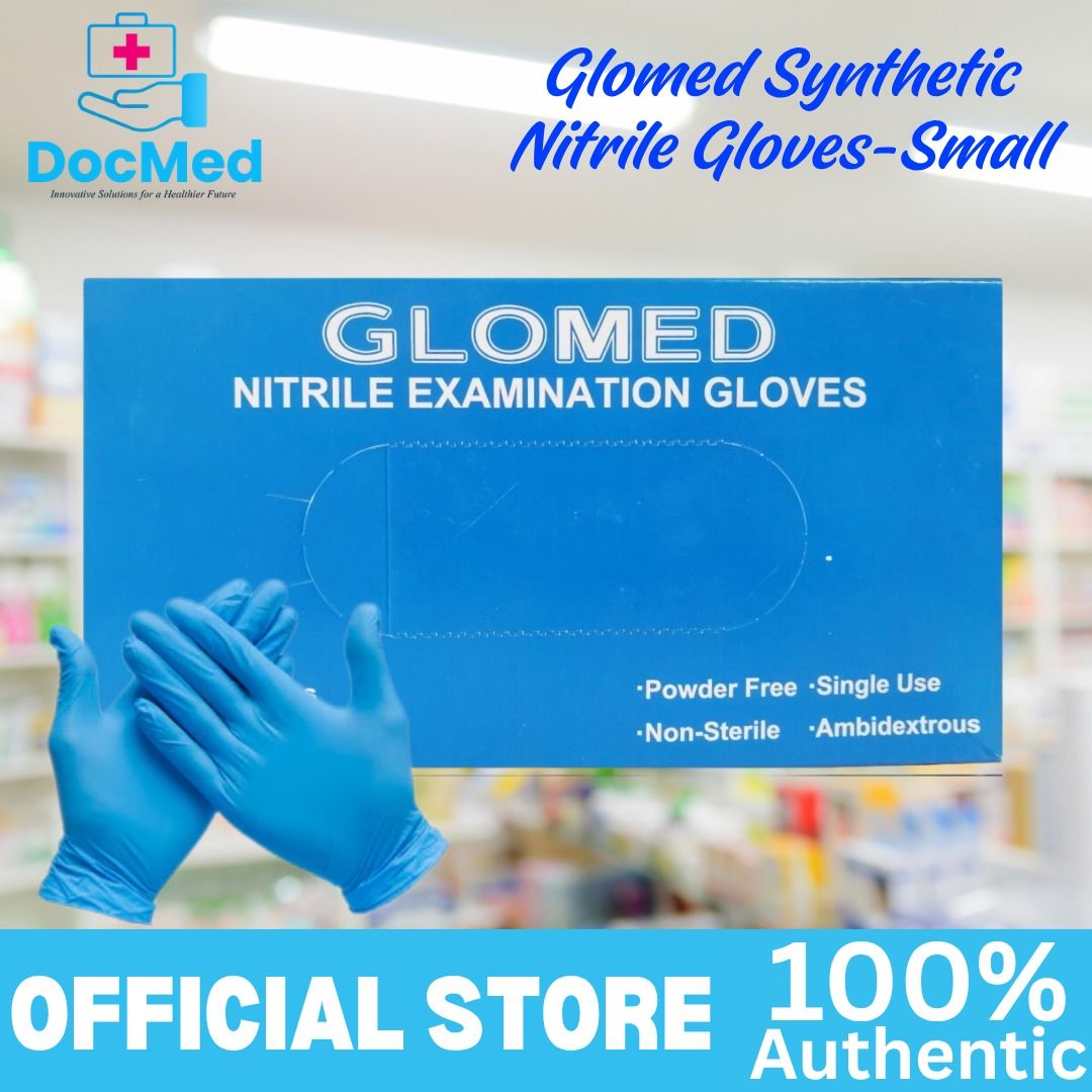 GLOMED NITRILE GLOVES 100 PCS PER BOX (Category: Medical Supplies & Tools) located in Quezon City. Submitted by zyra26 (Listing ID 1469432809, Image 3). Description: .