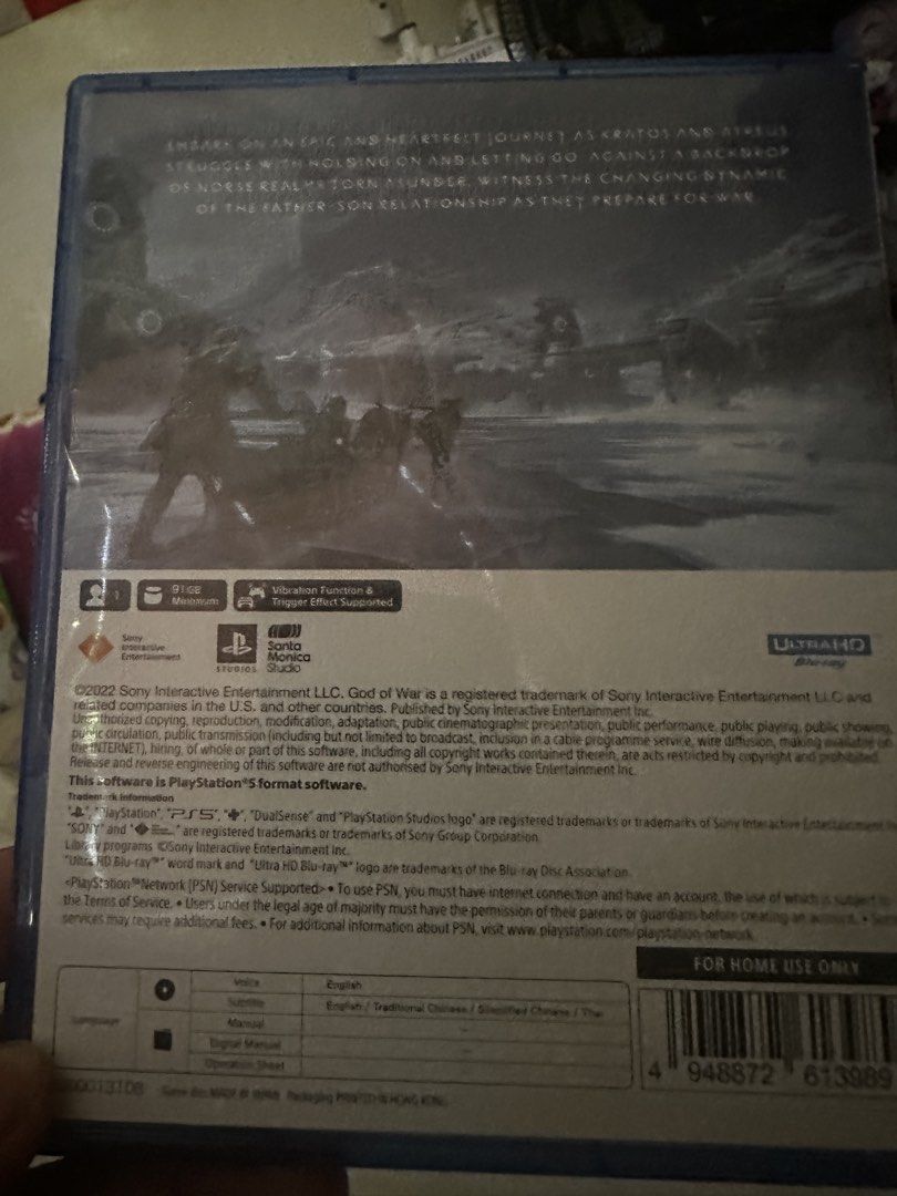 god of war ragnarok (Category: PlayStation) located in Binan City. Submitted by oberg33 (Listing ID 1469428886, Image 2). Description: .