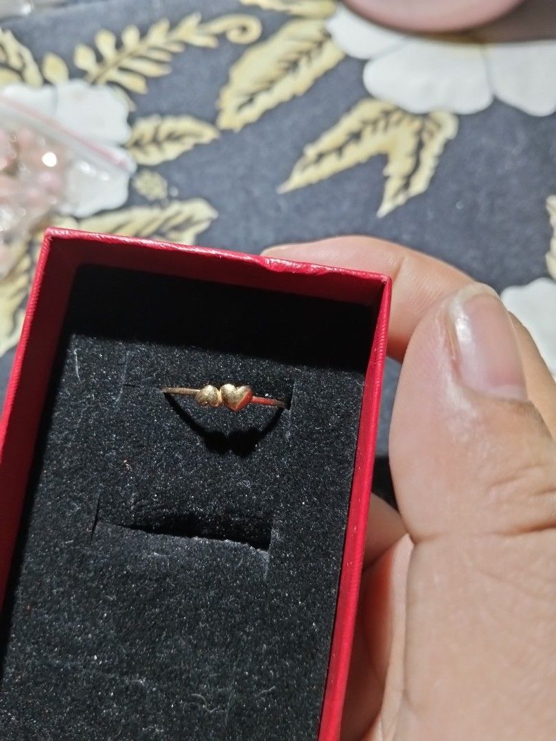 Gold Earrings and ring 18K (Category: Earrings) located in Tarlac. Submitted by chrisjimenez (Listing ID 1469496453, Image 1). Description: 18K Pawnable/nasasangla earrings - 2500 brand new ring - 3300 well used 5,500 set- free sf within the Philippines.