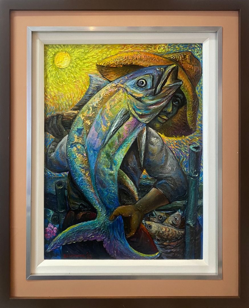 Golden Harvest - Gerry Bantang (Category: Art & Prints) located in Taguig. Submitted by drybrushgallery (Listing ID 1469459043, Image 2). Description: Golden Harvest Gerry Bantang, 2026 Acrylic on Canvas Artwork Dimension: 24" x 18" with Certificate of Authenticity PM FOR INQUIRY 0917 565 2917 .
