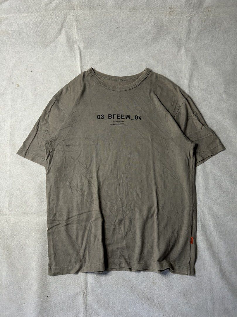 GOOPiMADE x WISDOM GL-03 Double Logo TEE (Category: Tshirts & Polo Shirts ) located in Iloilo. Submitted by noy_thrift (Listing ID 1469493961, Image 1). Description: GOOPiMADE x WISDOM GL-03 Double Logo TEE Large Width 21.5 Length 28 Excellent Condition No Issue.