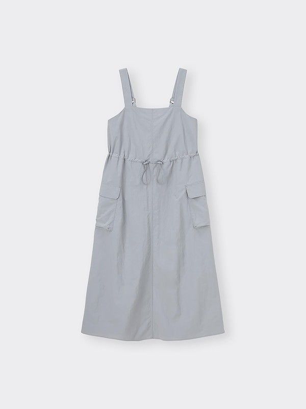 GU Tech Jumper Dress (Category: Dresses) located in Angeles City. Submitted by miss_independent01 (Listing ID 1469414639, Image 2). Description: GU Tech Jumper Dress Color: Gray Width: 17 (Medium on tag) Length: 44.5 MOP: Gcash ✅ Mine Now, Pay Now ✅ First to Pay, Gets the Item 📍 PAMPANGA Courier: JnT 🚚🚚 PM 💌💌.
