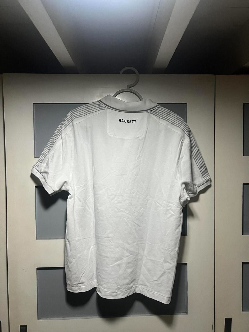 Hackett x Aston Martin Polo Shirt (Category: Tshirts & Polo Shirts ) located in Mandaluyong City. Submitted by santideclutters (Listing ID 1469523398, Image 3). Description: size: 25L 20W (M) color rate: 10/10 condition: 10/10 COLOR MAY VARY DUE TO LIGHTING.