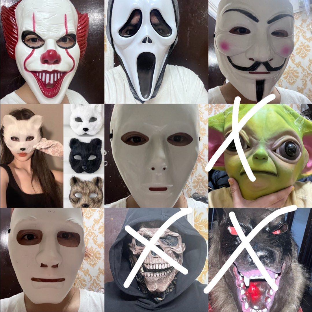 Halloween mask (Category: Announcements) located in Mandaluyong City. Submitted by samarahmay (Listing ID 1469412734, Image 1). Description: PM AVAILABLE onhad.