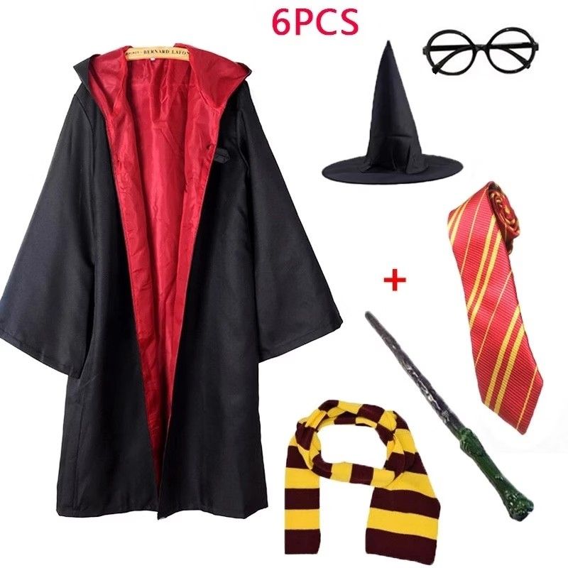 Harry potter costume take all set (Category: Babies & Kids Fashion) located in Las Pinas. Submitted by assortedkidzstuffs (Listing ID 1469538887, Image 2). Description: for sizing details pls check the posted size chart, size 155 po. high quality like new complete set already (lahat po ng nasa photo).