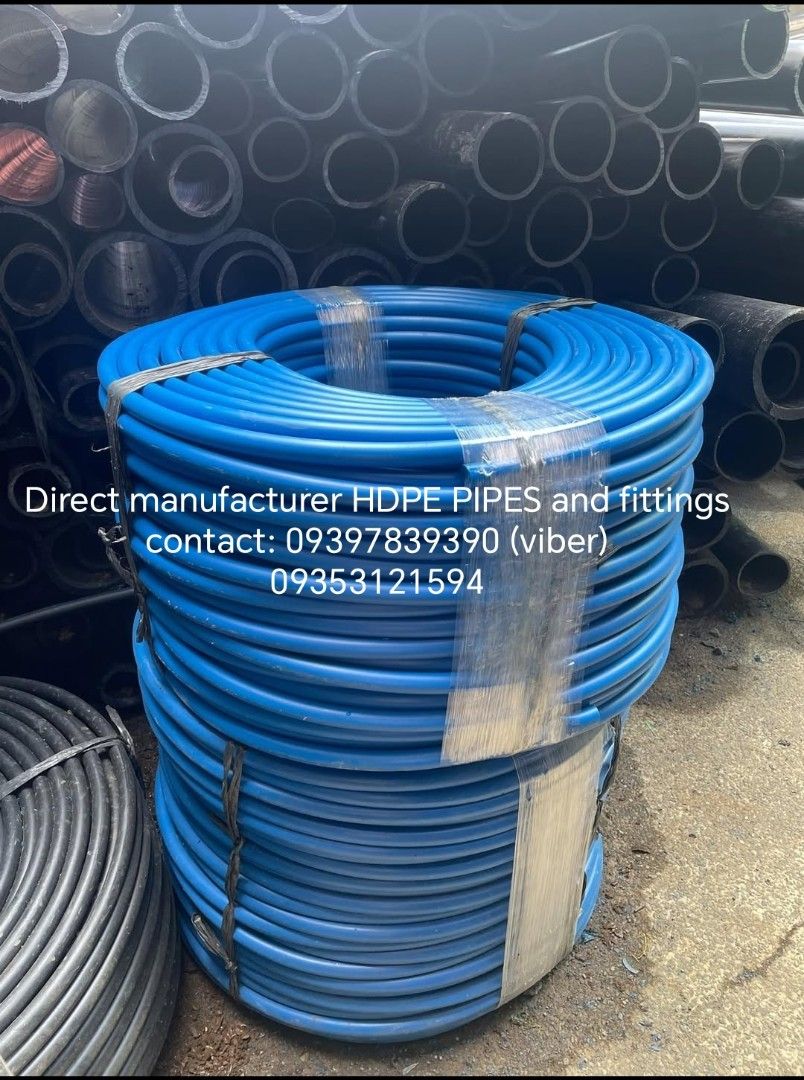Hdpe pipe. Water lines . Irrigation. Telecom pipe . (Category: Hose and Watering Devices) located in Quezon City. Submitted by sarahcapuyan (Listing ID 1469408870, Image 1). Description: 🚛 DIRECT MANUFACTURER OF HDPE PIPES & FITTINGS by Sarah 🚛 Looking for high-quality HDPE Pipes and Fittings at competitive factory-direct prices? We've got you covered! ✅ ISO-Certified Manufacturing Standards ✅ Durable, Reliable & Long-Lasting ✅ High Quality Mat