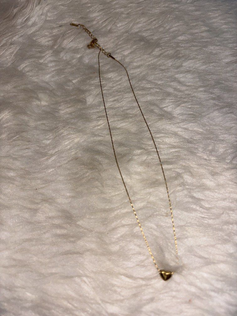 Heart necklace non tarnish adjustable (Category: Necklaces) located in Manila. Submitted by vintageaccessories (Listing ID 1469409588, Image 1). Description: .