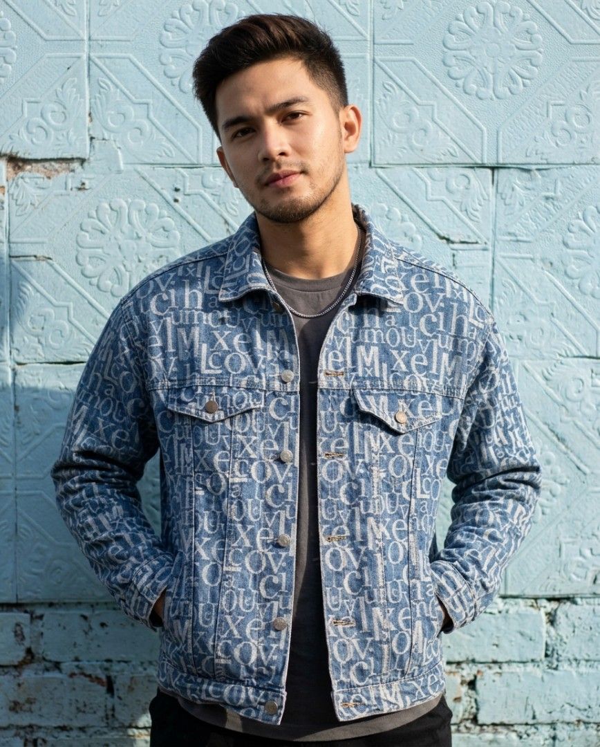 HEAVY DENIM JACKET ALL OVER EMBROID DESIGN PATTERN (Category: Activewear) located in Quezon City. Submitted by zoesmithshop (Listing ID 1468882927, Image 1). Description: DENIM JACKET WITH PATTERN ALL OVER PRINT DESIGN SIZE-XL GOOD CONDITION NO ISSUE HEAVY DENIM MATERIAL.