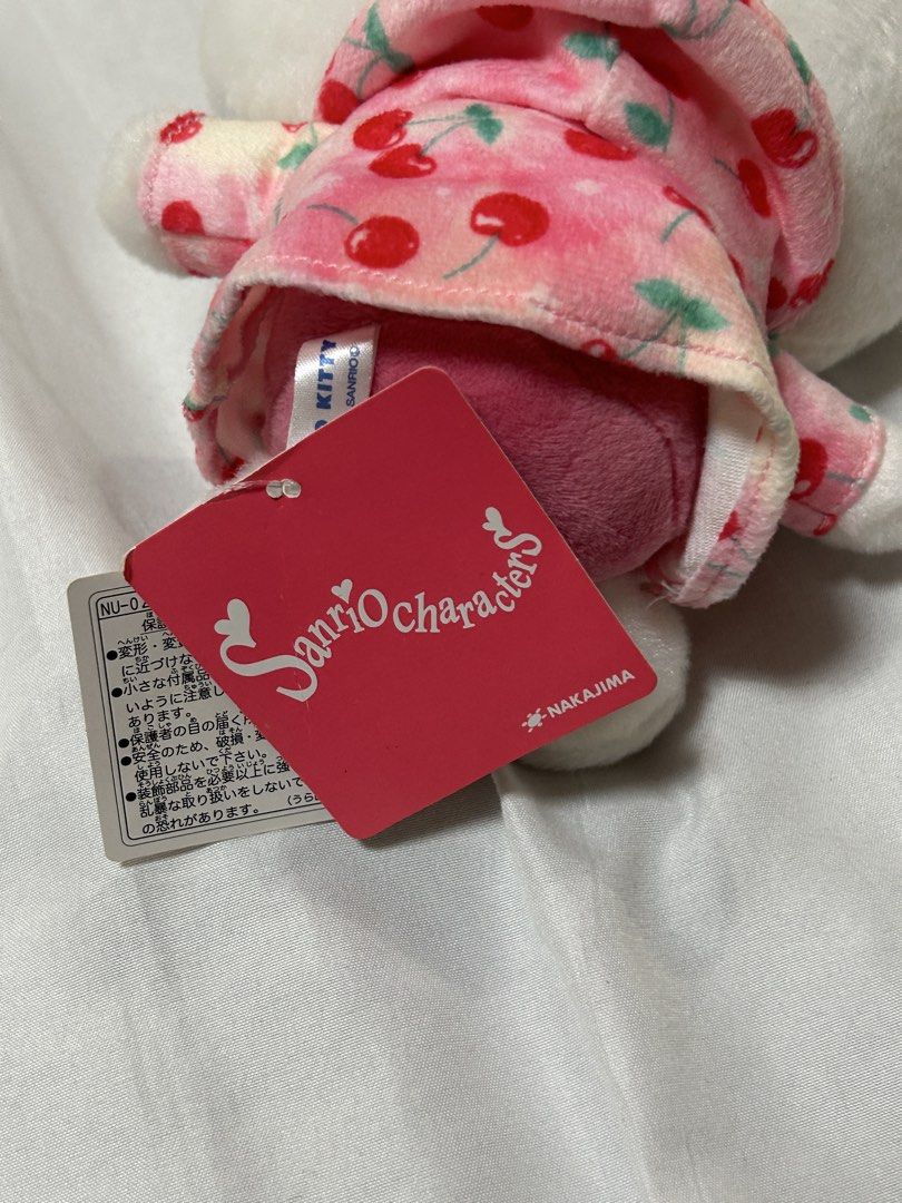 Hello Kitty Cherry Plush (Category: Plushies & Soft Toys) located in Mandaluyong City. Submitted by berrycherryy (Listing ID 1469501557, Image 3). Description: Sanrio Hello Kitty Cherry Plush ✅ 100% Original (From 🇯🇵 Claw Machine) ✅ Brand New with Paper Tag ✅ Good Condition (stored only) Location: Mandaluyong City MOP: Gcash/BPI/Gotyme/Maribank MOD: J&T/Lalamove/LBC.
