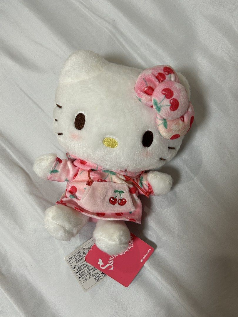 Hello Kitty Cherry Plush (Category: Plushies & Soft Toys) located in Mandaluyong City. Submitted by berrycherryy (Listing ID 1469501557, Image 1). Description: Sanrio Hello Kitty Cherry Plush ✅ 100% Original (From 🇯🇵 Claw Machine) ✅ Brand New with Paper Tag ✅ Good Condition (stored only) Location: Mandaluyong City MOP: Gcash/BPI/Gotyme/Maribank MOD: J&T/Lalamove/LBC.