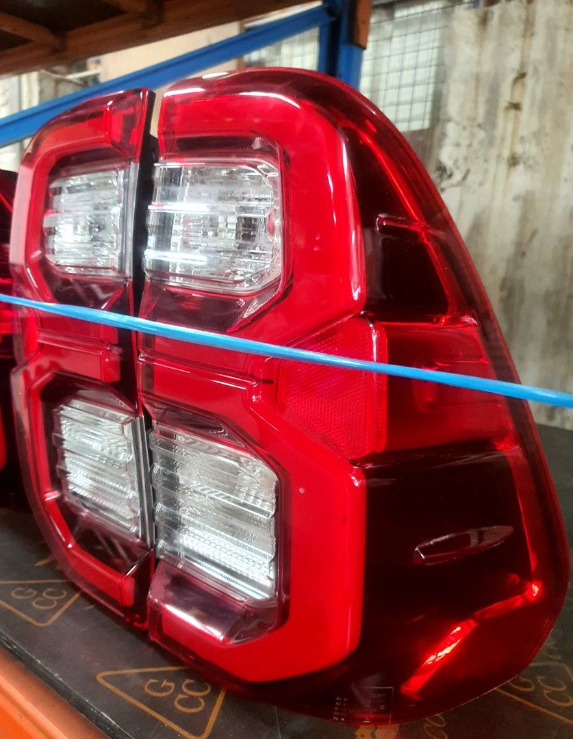 Hilux conquest tail light (Category: Lightings, Horns, and other Electrical Parts and Accessories) located in Quezon City. Submitted by angeladustin72 (Listing ID 1469413247, Image 1). Description: hilux conquest tail light pwede sa hilux revo pang upgrade brand new pair na yan sa 10k.. koito brand.. 80k yan sa casa. 10k firm...