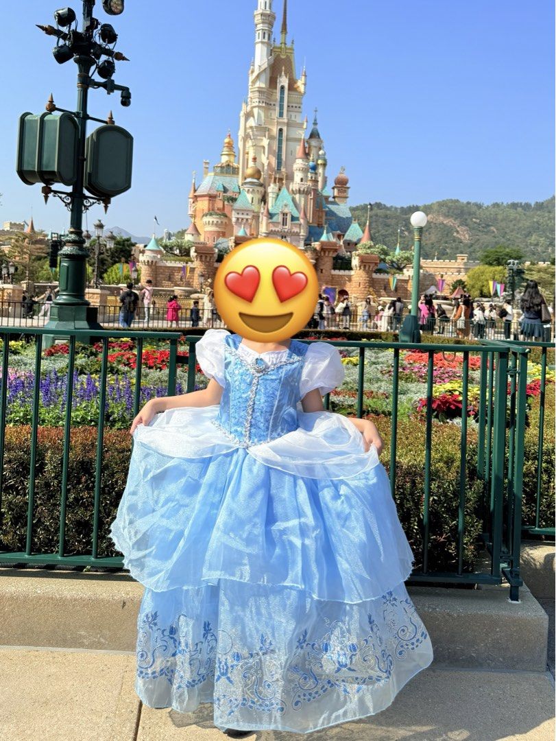 HK Disney Cinderella Princess Costume (Category: Babies & Kids Fashion) located in Manila. Submitted by mystic.kidsclothing (Listing ID 1469531068, Image 1). Description: -bought at bibbidi bobbidi boutique hong kong - Condition: Worn only once at hk disneyland .