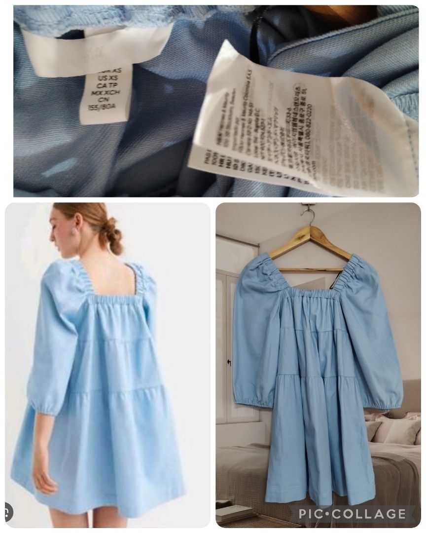 H&m denim square neck dress (Category: Dresses) located in Lucena. Submitted by styleddsc (Listing ID 1469465857, Image 1). Description: .
