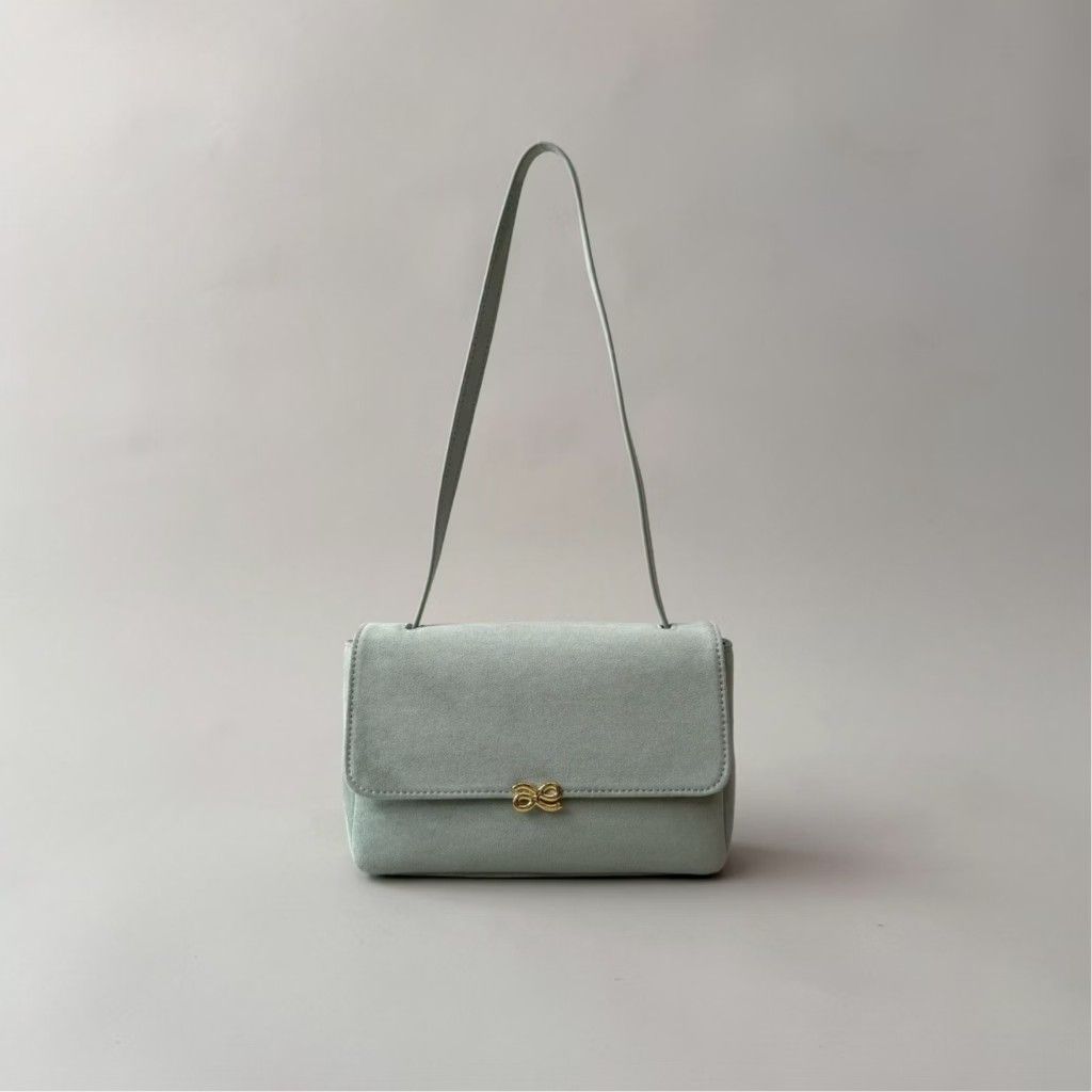 HOLB Manhatan Suede PU 20 - Mint (Category: Shoulder Bags) located in Manila. Submitted by katalfonso_ (Listing ID 1469430651, Image 1). Description: - brandnew - with 2 straps included - complete inclusions.