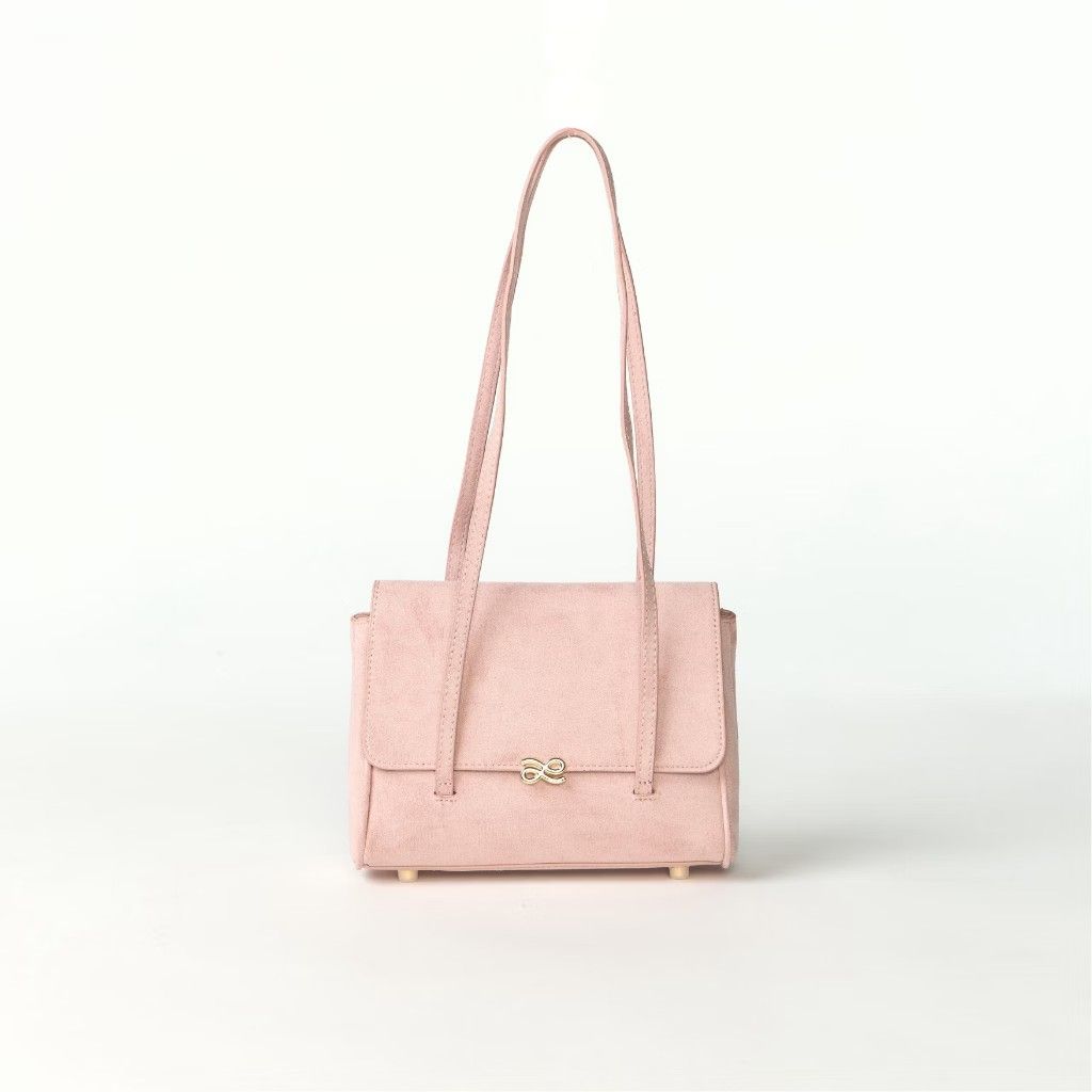 HOLB Noma Suede PU 20 - Pink (Category: Shoulder Bags) located in Manila. Submitted by katalfonso_ (Listing ID 1469430769, Image 3). Description: Noma Suede PU 20 - Pink - brandnew - complete inclusions.