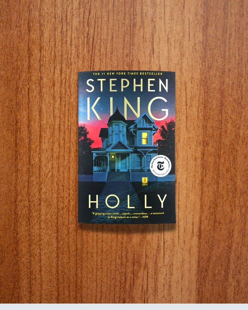 Holly by Stephen King (Category: Storybooks) located in Makati City. Submitted by booksofanders (Listing ID 1469421473, Image 1). Description: HOLLY by Stephen King Paperback Like New, Remaindered (See Pictures for reference) Modes of Payment GCash or BPI QR Price excludes Shipping Fee Within Metro Manila : J&T, Lalamove or Grab Delivery (To be arranged and paid by buyer) Outside Metro Manila : J&T No meet-ups For USED BOOKS, you may make a lower