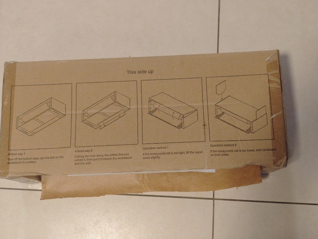 Honeycomb Paper Roll Packaging Dispenser Box (Category: Craft Supplies & Tools) located in Quezon City. Submitted by mylittleshopbydanice (Listing ID 1469475772, Image 1). Description: - All-in-one desktop honeycomb paper dispenser for easy packing and shipping - Includes a pre-loaded roll of brown honeycomb paper and white wrapping paper - Ideal for small businesses, online sellers, and fragile item shipping - Speeds up the wrapping process and 