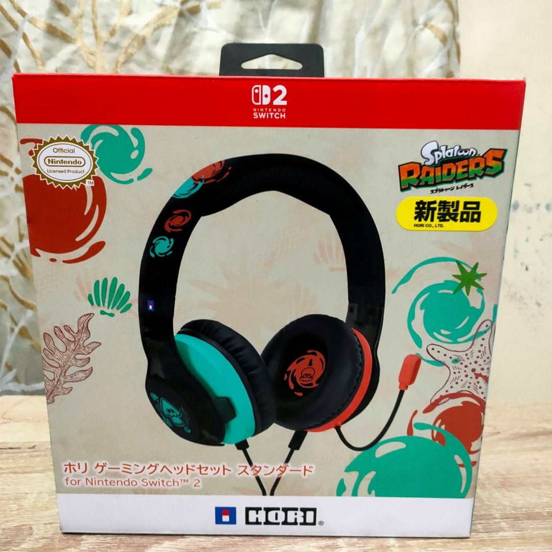 Hori Gaming Headset Standard for Nintendo Switch Splatoon (Category: Headphones & Headsets) located in Paranaque City. Submitted by thebiskwitcompany (Listing ID 1469442990, Image 2). Description: Hori Gaming Headset for Nintendo Switch 2 Splatoon Raiders P1295 -Complete with box -Brandnew condition -Wired headset will work with all switch models -No Issue 7 step reliability tested! Shipping through grab/lalamove/jnt/lbc (COD/COP) Pickup at our o