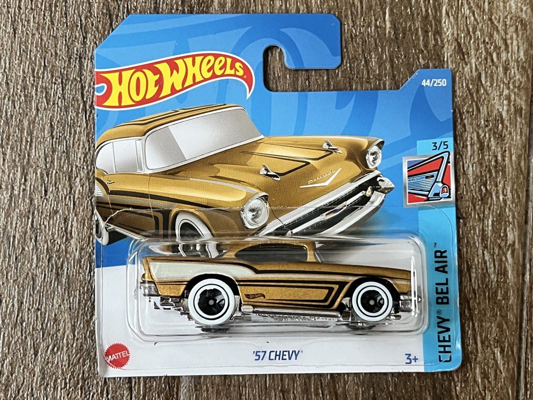 Hot Wheels '57 Chevy Bel Air Gold, Toys & Collectibles, Figurines ...