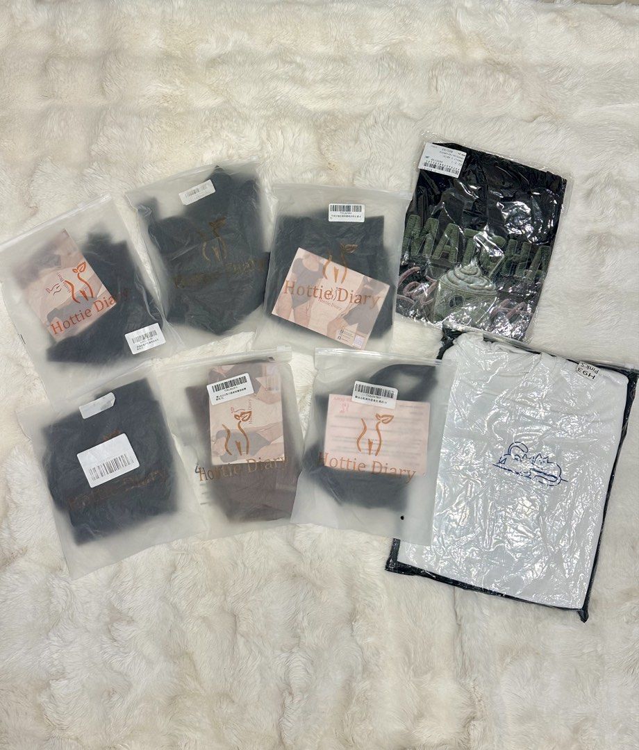 Hottiediary tops & short (Category: Shirts) located in Manila. Submitted by jnh.joyyy (Listing ID 1469544062, Image 1). Description: - Condition: Brand new with sealed in original plastic packaging - Size: Small to Medium tops XL short.