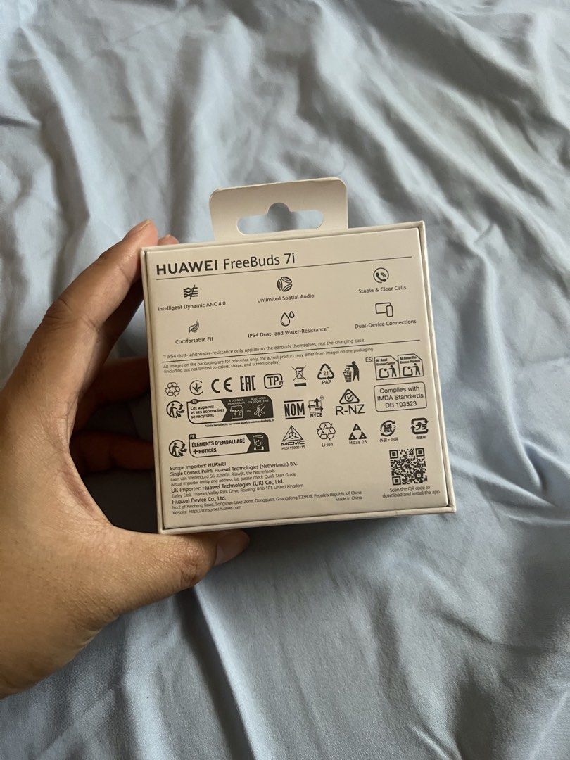 Huawei FreeBuds 7i Wireless Earbuds (Category: Earphones) located in Marikina City. Submitted by anggealvrz (Listing ID 1469396244, Image 2). Description: FOR SALE: Huawei FreeBuds 7i Wireless Earbuds 🎧 ✨ Never opened ✨ Brand new and unused 💰 Original Price: ₱3,999 🏷️ Selling Price: ₱3,100 RFS: Hubby bought me a new pair of earbuds. 😊 📍 Calumpit, Bulacan PM me if interested! Thank you! 💗.