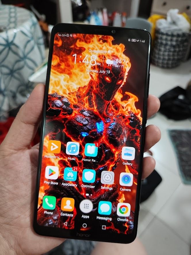 Huawei Honor Note 10 128GB 6.98 Inch Phablet BIG SCREEN (Category: Other Mobile & Gadget Accessories) located in Quezon City. Submitted by cosmic_xhenon (Listing ID 1469477157, Image 1). Description: FOR ONLY 4.7K PRICE VERY RARE UNIT NOWADAYS MASSIVE DISPLAY 7 INCHES PHABLET SAME SPECS SA MATE 10/MATE 10 PRO KIRIN 970 FLAGSHIP CHIPSET NO ISSUES AROUND 98% SMOOTHNESS SUPER PRESENTABLE PARA SA 2ND HAND WITH GOOGLE PLAYSTORE FACTORY UNLOCKED DUAL S