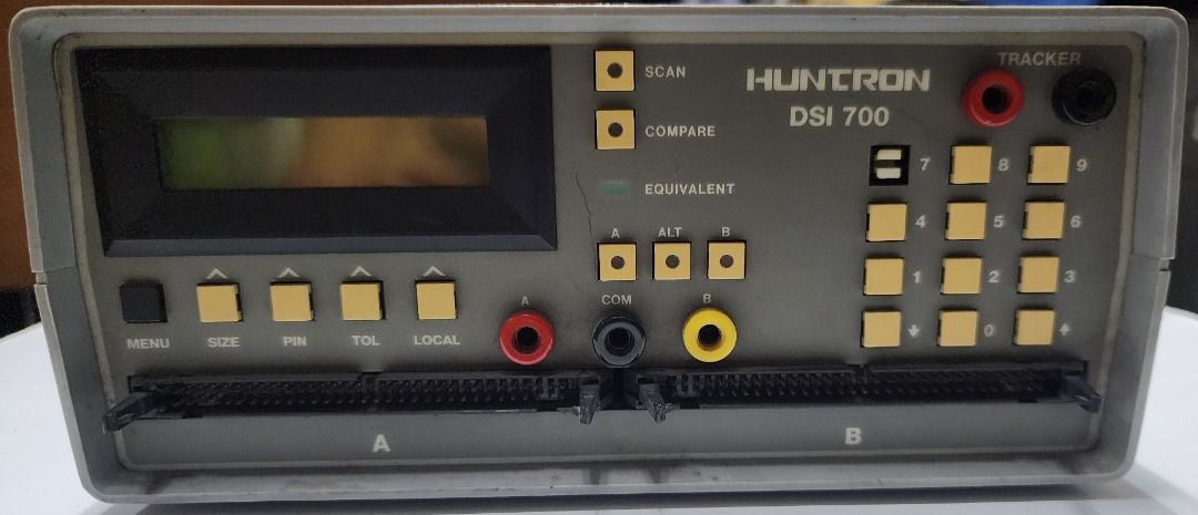 Huntron DSI 700 Tracker Diagnostic Instrument (Category: Construction Tools & Equipment) located in Manila. Submitted by ayiehill73 (Listing ID 1469410748, Image 1). Description: Huntron DSI 700 tracker unit Slightly used, no attachments. price negotiable.