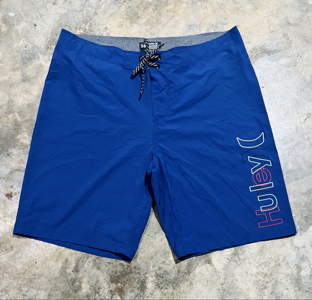 Hurley Spelled-Out Board Shorts (Category: Swim Trunks & Board Shorts) located in Navotas City. Submitted by y2kikaystuff (Listing ID 1469554411, Image 2). Description: Hurley Spelled-Out Board Shorts Size 36 fits 34-38 20Length 11 Leg Opening No issue Can pass as new Not ikay 400 only.