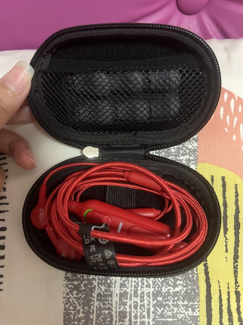 HyperX Cloud Earbuds III S Gaming Earbuds (Category: Headphones & Headsets) located in Paranaque City. Submitted by juliadc (Listing ID 1469557684, Image 3). Description: HyperX Cloud Earbuds III S (Red) Earbuds compatible with Mobile, PC, and Nintendo Switch bought from Datablitz RFS: I will stick to my cloud 3 headphones. I only tested the item. Inclusions: - Extender which is USB C to Type-A. - Hard carrying case and extra silicone ear tips st