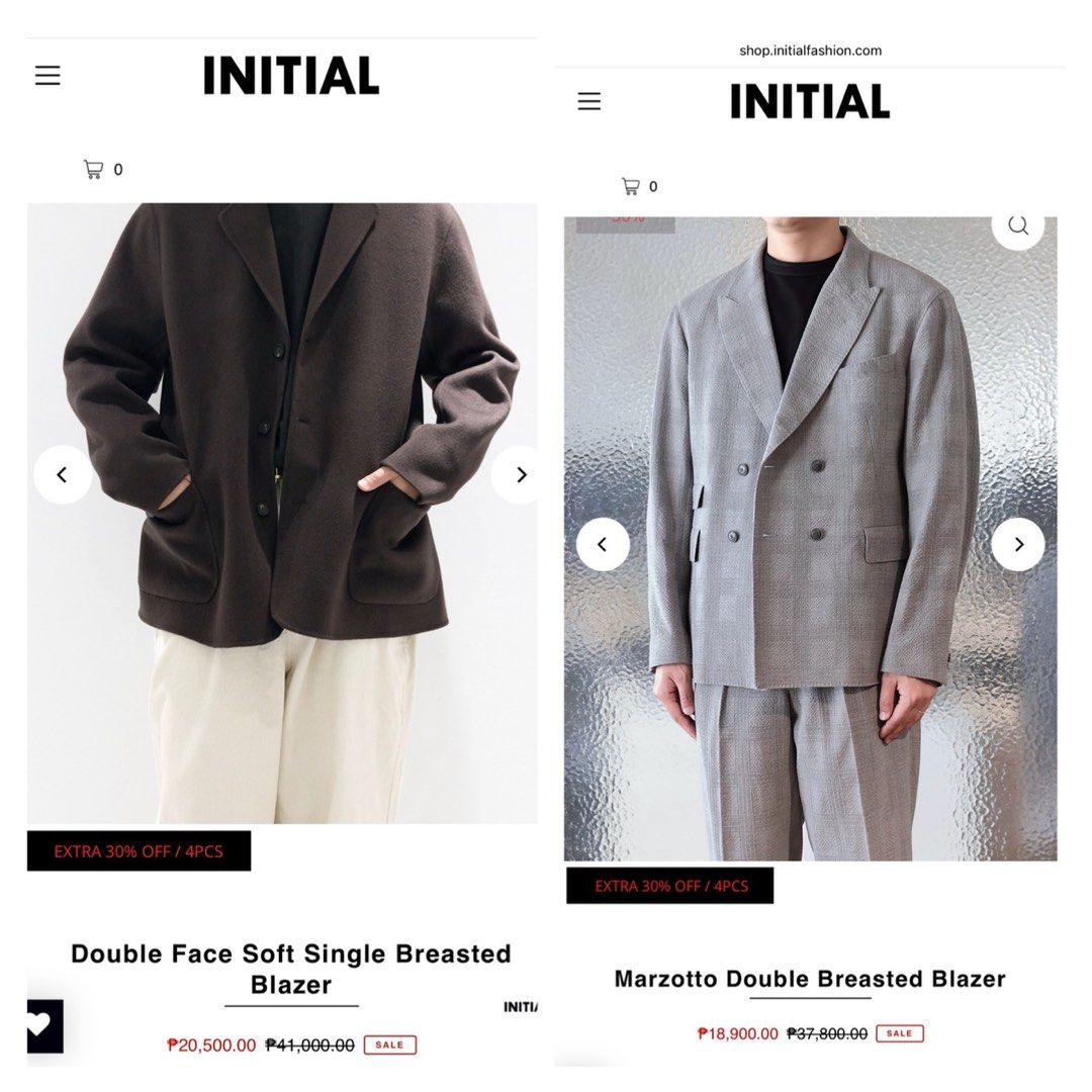 INITIAL WOOL BLAZER/JACKET (Category: Coats, Jackets and Outerwear) located in Dagupan City. Submitted by size.spectrum (Listing ID 1469464593, Image 3). Description: SIZE 170/96 A MENS MEDIUM WOMENS LARGE EXCELLENT USED SEE PICS FOR MEASUREMENTS.