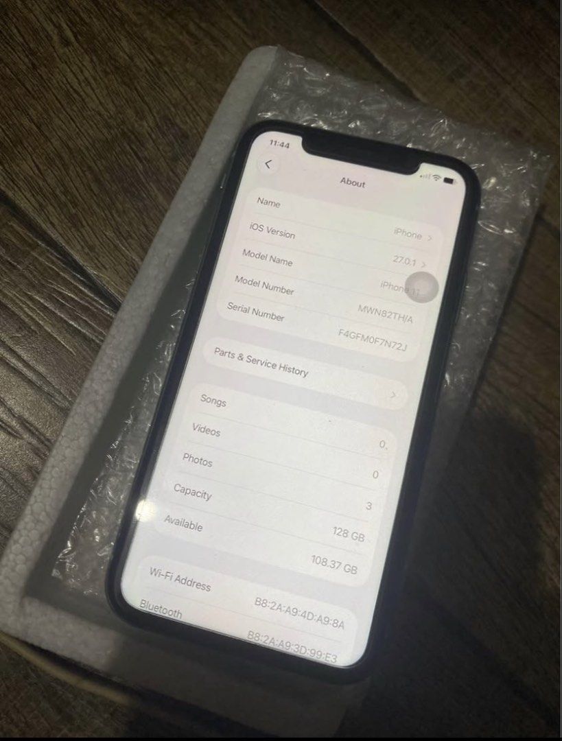 iPhone 11 128gb Fu Dual Sim (Category: Other Mobile & Gadget Accessories) located in Manila. Submitted by itsmeyowwwww (Listing ID 1469561772, Image 2). Description: iPhone 11 128gb FU Dual Sim No face id (after update) working true tone 100% battery health (Replaced) Unknown LCD pero orig sya idk aftermagupdate All buttons working except ringer ₱7,500 may less .