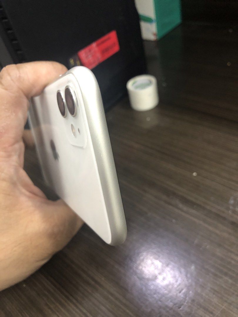 iphone 11 (Category: iPhone 11 Series) located in San Juan City. Submitted by fhm.com (Listing ID 1469412757, Image 2). Description: complete with box same imei all original parts no issue date of purchase may 2024 80 percent batt health .