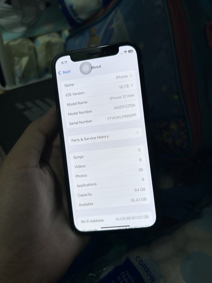 iPhone 12 Mini 64gb No issue (Category: iPhone 12 Series) located in Mandaluyong City. Submitted by aliaxmadi (Listing ID 1469395179, Image 3). Description: iPhone 12 Mini 64gb All working po Truetone & Face id ✅ Super linaw ng camera 74% bh original batt No issues No history of repair Check and reset all u can Has dents / slight scratches Unit only Open for swap Meet up .