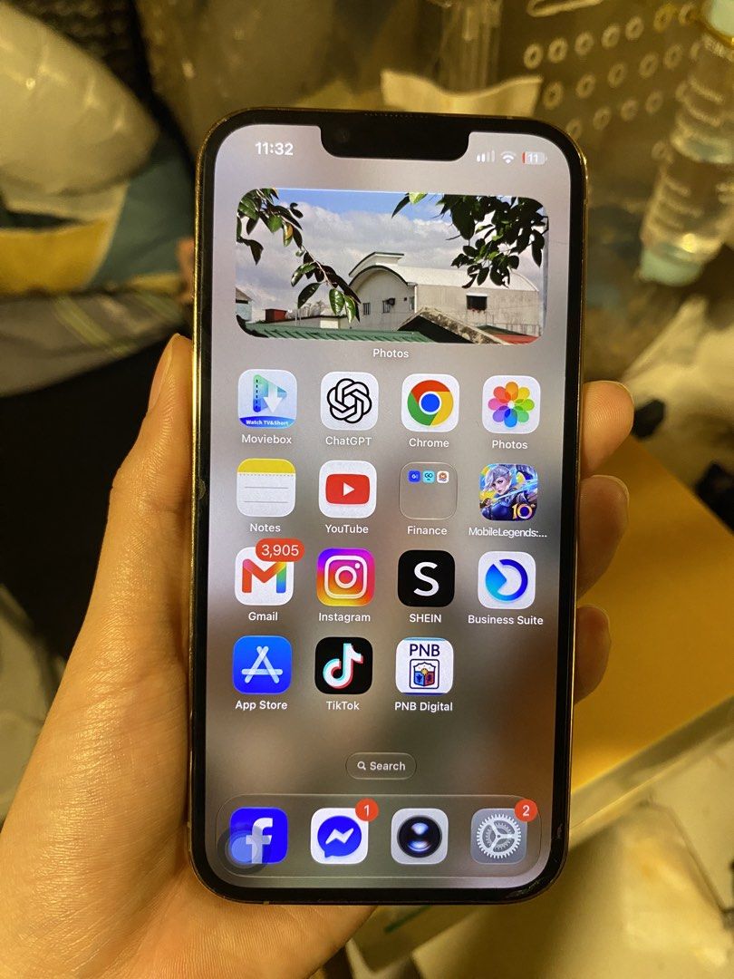 Iphone 13pro 128gb fu all working read descrip (Category: iPhone 13 Series) located in Manila. Submitted by hybrid.cam2004 (Listing ID 1469541342, Image 3). Description: IPHONE 13pro SALE/SWAP Swapping price 18k Selling 17.5k -Fu -Pede reset -Pede update -Ios 27.2 -No repair parts -Orig all parts -Gold -68BH -Unit case only -It has dents on corner -It has scratch on lcd may tempered na -Mild shakey 3x zoom still clear padin MANILA No lawballers.
