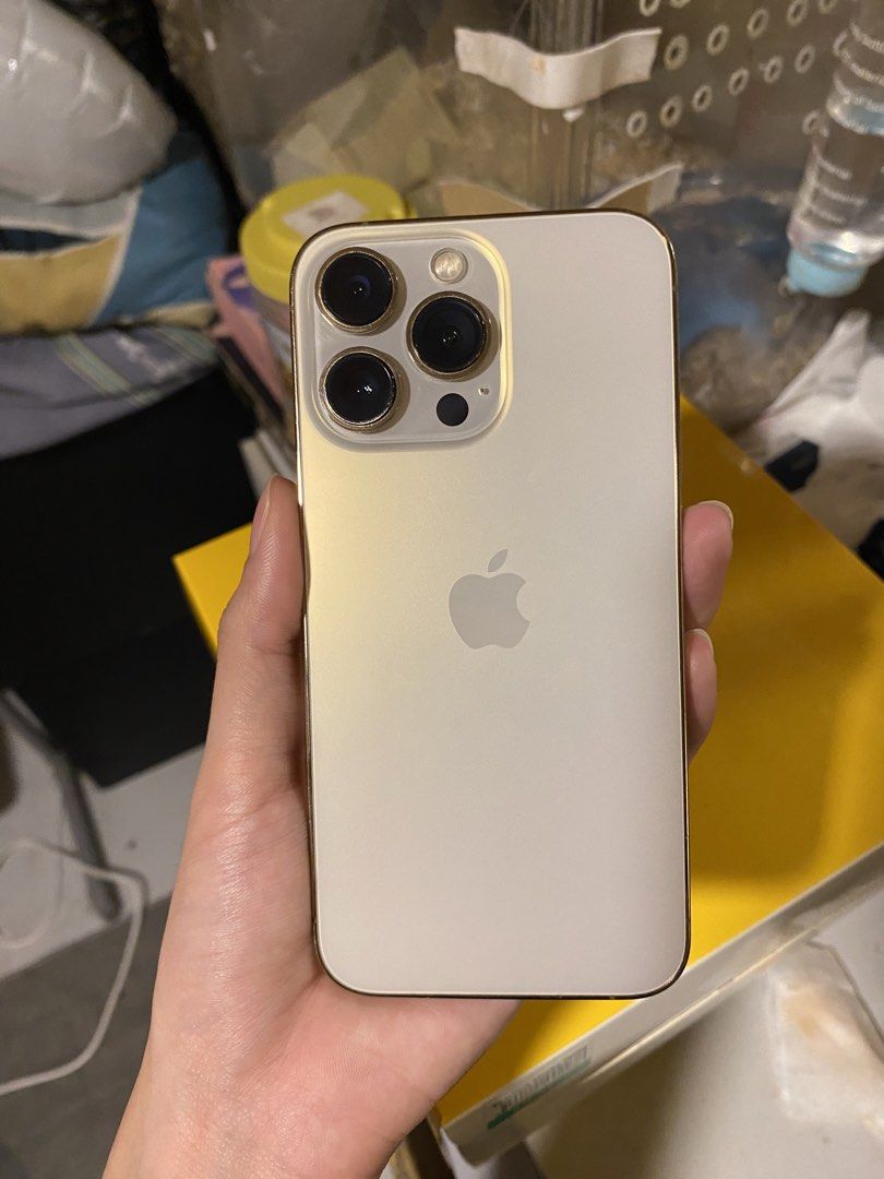 Iphone 13pro 128gb fu all working read descrip (Category: iPhone 13 Series) located in Manila. Submitted by hybrid.cam2004 (Listing ID 1469541342, Image 2). Description: IPHONE 13pro SALE/SWAP Swapping price 18k Selling 17.5k -Fu -Pede reset -Pede update -Ios 27.2 -No repair parts -Orig all parts -Gold -68BH -Unit case only -It has dents on corner -It has scratch on lcd may tempered na -Mild shakey 3x zoom still clear padin MANILA No lawballers.