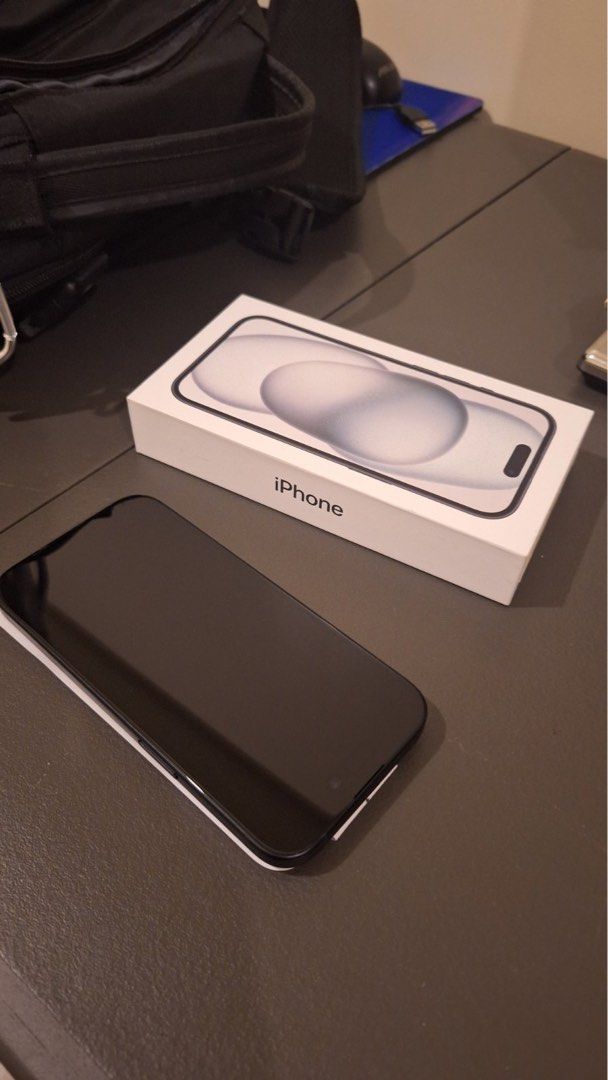 Iphone 15 Black (Category: iPhone 15 Series) located in Caloocan City. Submitted by riri0721 (Listing ID 1469494631, Image 2). Description: 📱 iPhone 15 FOR SALE! 🖤 ✨ Good as New | Barely Used! Unit Details: * 📱 Model: iPhone 15 * 💾 Storage: 128GB * 🖤 Color: Black * 🔋 Battery Health: 100% * 🔄 Cycle Count: Only 34 💰 Selling Price: ₱30,000 (tempered glass installed with Original Spigen case) 📌 RFS: Barely used since I already have another u