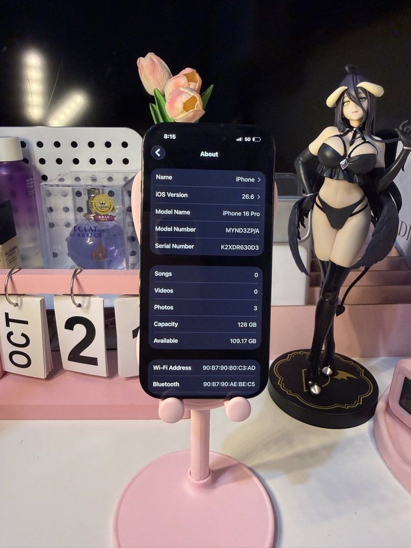 IPHONE 16 PRO (Category: iPhone 16 Series) located in Manila. Submitted by yishaaaalim (Listing ID 1469512769, Image 3). Description: FOR SALE OR SWAP SA LOWER UNIT +cash IPHONE 16 PRO (BLACK TITANIUM)🖤 ₱38,500 RUSH! -128gb -80% original battery health -smooth performance -allworking -true tone/face id -ntc approved -unli check/reset upon meet up -minimal paint chips only inclusions: unit and case 📍marikina open for meet up .