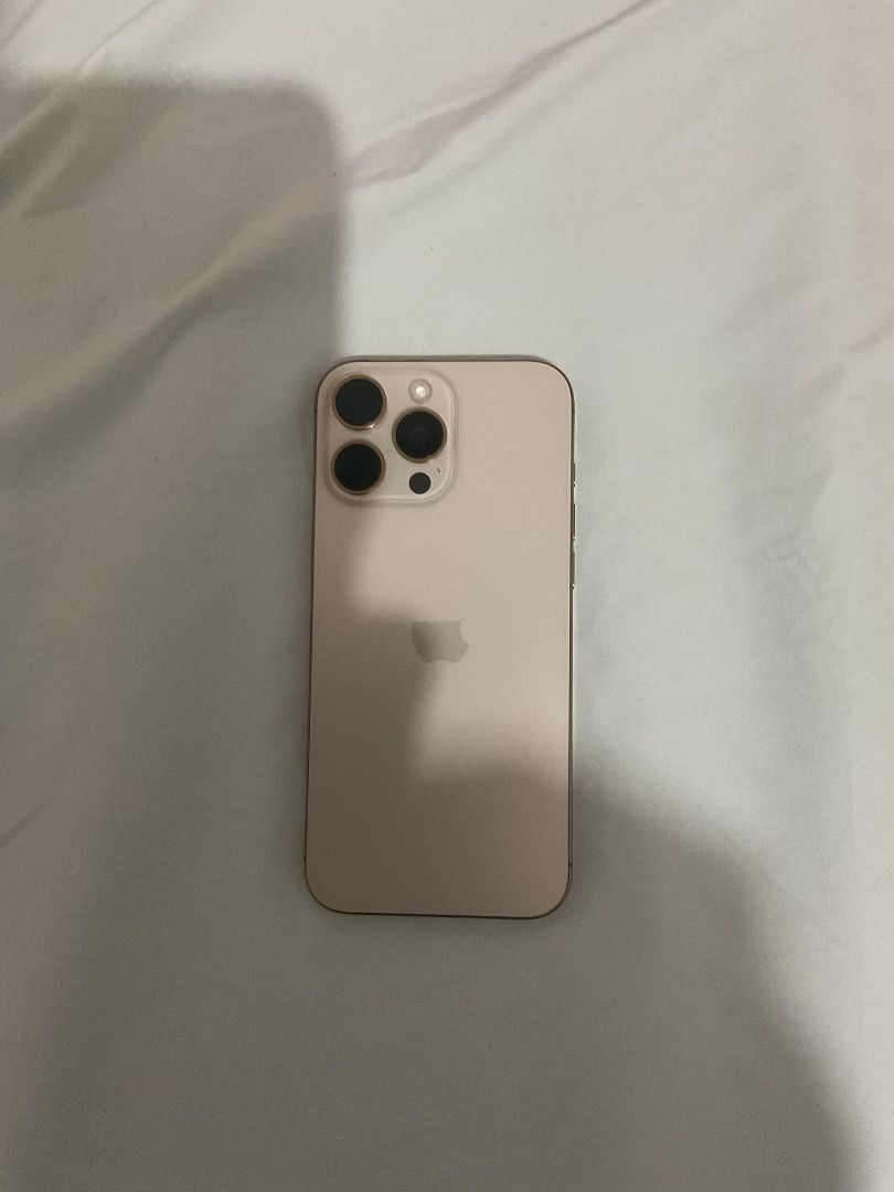 Iphone 16 pro max 256gb (Category: iPhone 16 Series) located in Manila. Submitted by gondraneos02893 (Listing ID 1469404681, Image 2). Description: 📱FOR SALE: iPhone 16 Pro Max 256GB – Desert Titanium 🤎 💎 Premium look, powerful performance! 📌 UNIT DETAILS - Model: iPhone 16 Pro Max - Storage: 256GB - Color: Desert Titanium - iOS: 27.0 - Battery Health: 91% - Cycle Count: 600 plus - Face ID: Working - Cameras: Triple camera - Display: Dynamic 