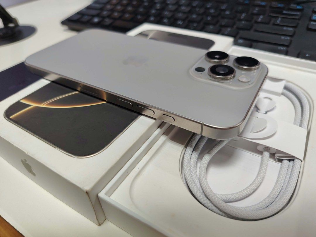 iPhone 16 PRO MAX 256GB ZPA FU (Category: iPhone 16 Series) located in Antipolo. Submitted by lowkeygadget (Listing ID 1468309899, Image 3). Description: AVAILABLE FOR SALE OR SWAP ‼️‼️ iPhone 16 Pro Max 256GB Local Variant Openline 🔋 90% BH 🔌 742 cycle count PHP 46,990 Slight negotiable Swapping value is higher ✅ Guaranteed no functionality issues ✅ 98% smoothness no dents ✅ No history of repairs or replacements ✅ Test and reset all you want ✅