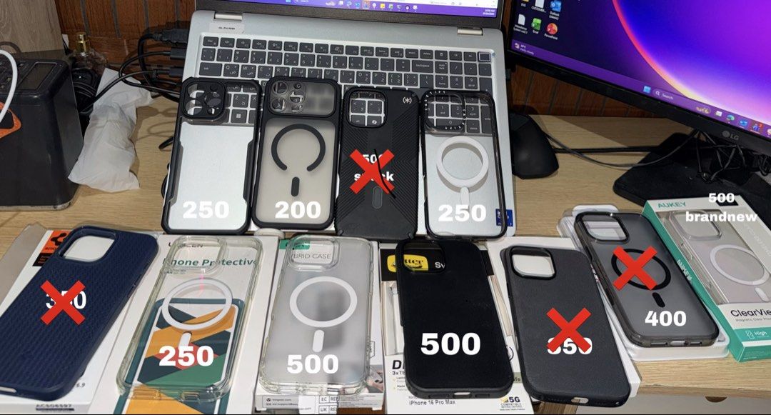 Iphone 16 Pro Max Cases (Category: Cases & Sleeves) located in Manila. Submitted by krtic (Listing ID 1469366434, Image 1). Description: Iphone 16 Pro Max Cases nasa pictures na lahat pati prices Spigen ❌ Rooken ❌ Techwoven ❌ Speck ❌ rfs: wala ng paggagamitan.
