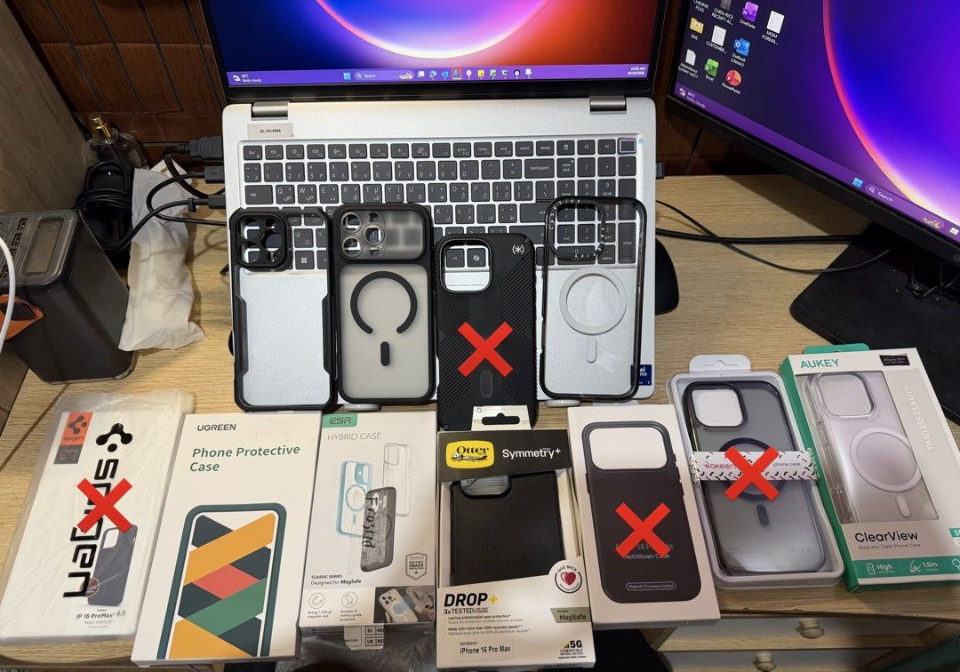 Iphone 16 Pro Max Cases (Category: Cases & Sleeves) located in Manila. Submitted by krtic (Listing ID 1469366434, Image 2). Description: Iphone 16 Pro Max Cases nasa pictures na lahat pati prices Spigen ❌ Rooken ❌ Techwoven ❌ Speck ❌ rfs: wala ng paggagamitan.