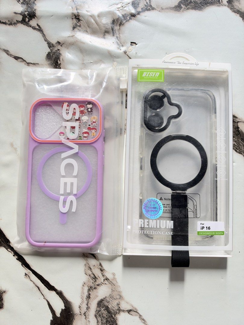 iPhone Case (Category: Cases & Sleeves) located in Manila. Submitted by anyananno1 (Listing ID 1469430521, Image 2). Description: iPhone 11 case iPhone 16 case iPhone 17 case ALL NEW✅ nakatambak lang pwede tingi, pwede din take all! branded ung ibang case PM lang 🩵.