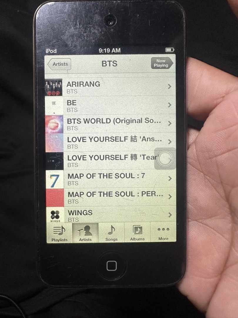 iPod Touch 4th Gen 8GB 470-Songs (Category: Portable Music Players) located in Manila. Submitted by raymartpalomar (Listing ID 1469400469, Image 3). Description: Loc-Katuparan Vitas Tondo 14hrs Playing Music BTS Album Songs Taylor Swift Album Songs Aya Loves Songs Cover Beats .