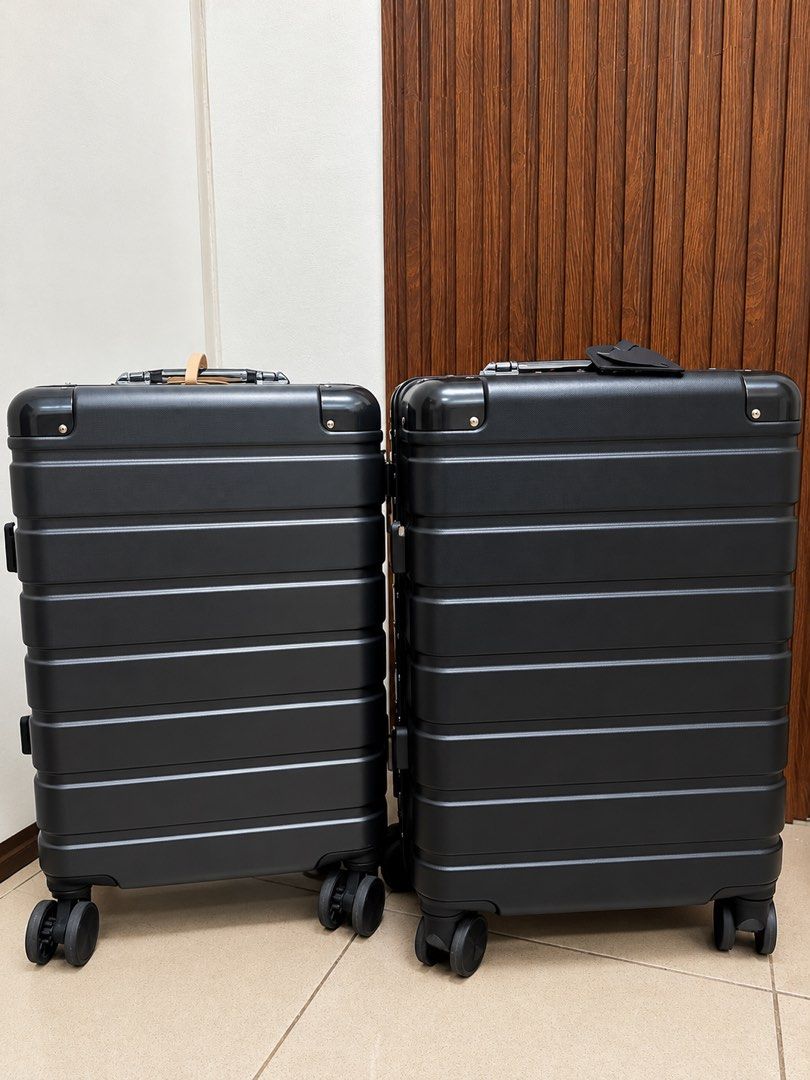 Island Elephant Carry On Luggage (Category: Luggage) located in Quezon City. Submitted by mav1s_ (Listing ID 1469558716, Image 1). Description: - Brand/Model: Island Elephant Carry On Luggage - Size: 20-22 inches (Cabin Sized) - Color: Sleek Black | Metallic Gray - Material/Design: Durable hardcase with reinforced corners and studs - Mobility: Smooth 360-degree swivel wheels - Security: Built-in security locks - Condition: 4/4 well-maintained - L