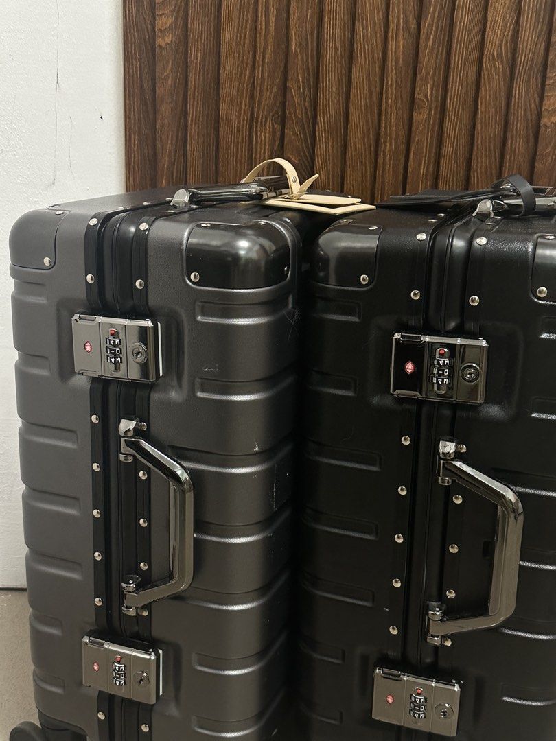 Island Elephant Carry On Luggage (Category: Luggage) located in Quezon City. Submitted by mav1s_ (Listing ID 1469558716, Image 3). Description: - Brand/Model: Island Elephant Carry On Luggage - Size: 20-22 inches (Cabin Sized) - Color: Sleek Black | Metallic Gray - Material/Design: Durable hardcase with reinforced corners and studs - Mobility: Smooth 360-degree swivel wheels - Security: Built-in security locks - Condition: 4/4 well-maintained - L