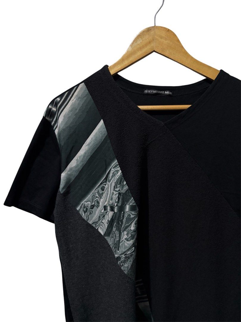 Issey Miyake Men V Neck Tee (Category: Activewear) located in Davao. Submitted by grailz_luxuries (Listing ID 1469543839, Image 2). Description: Issey Miyake Men - Authentic - In good condition Issue: Pinhole.